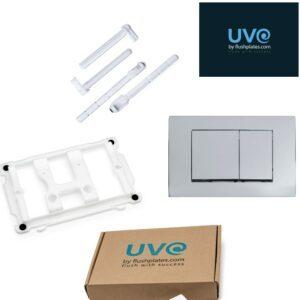 UVO chrome flush plate