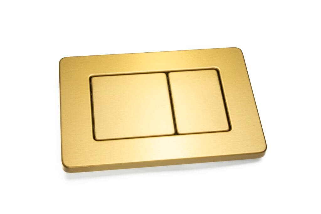 UVO Brushed Gold Flush Plate