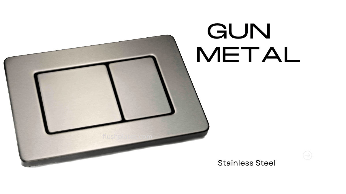 UVO Gun Metal Flush Plate