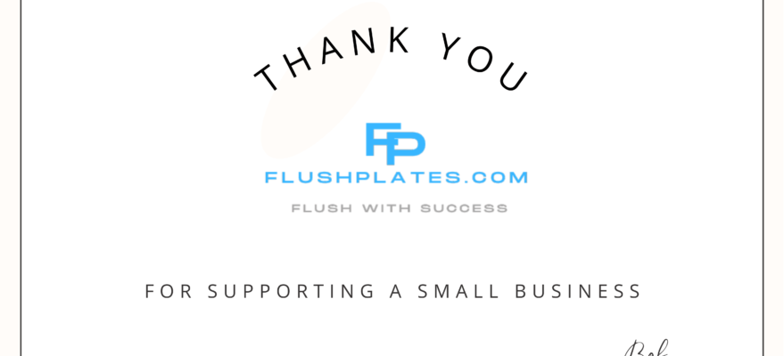 FlushPlates.com blog post