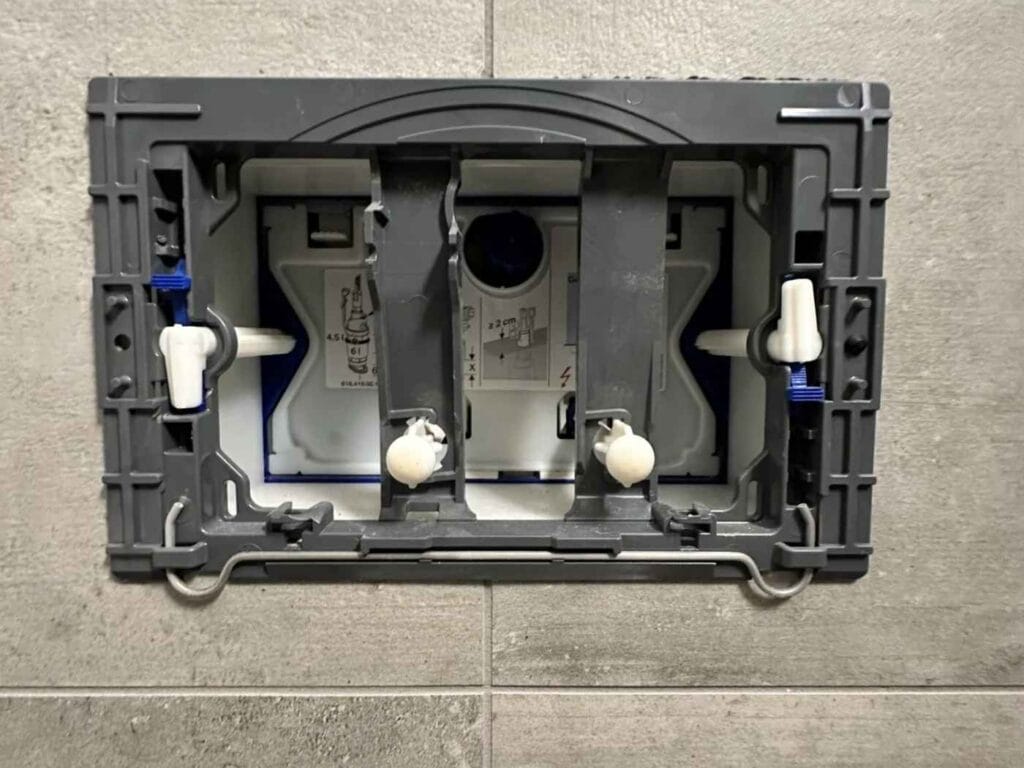 Geberit Sigma back plate