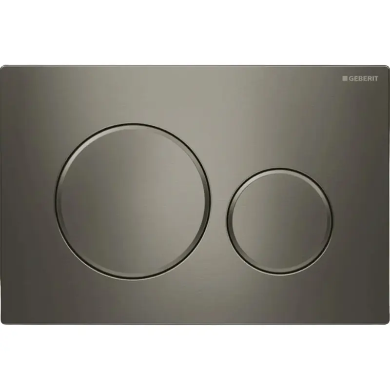 Brushed Gun Metal Flush Plate
